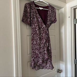 Purple Wrap Dress